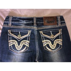 LA idol bootcut jeans